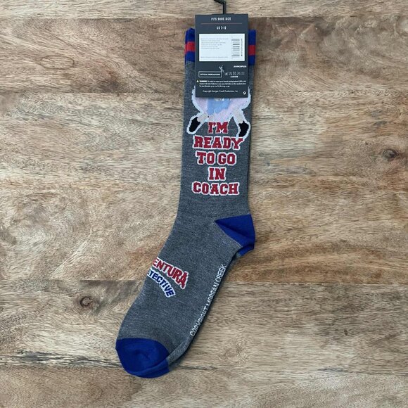 NEW Adult Ace Ventura Pet Detective Socks - Picture 2 of 2